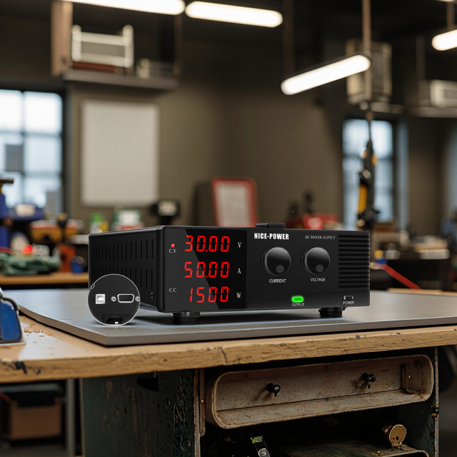 NICE-POWER R-SPS3050 30V 50A 1500W Digital Battery Charger Industrial High Power Adjustable DC Power Supply Mobile Phones 220V