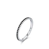 Bague en argent sterling S925 style diamant pour femme, design minimaliste unique, anneau à pierres serties en rangée, bague de queue