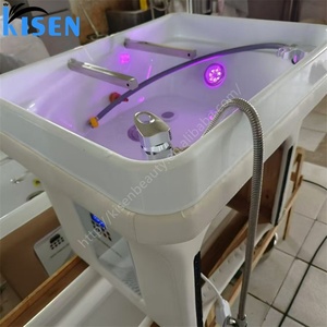 อ่างสระผมแบบพกพาปรับระดับความสูงได้ Kisen สำหรับร้านตัดผม สไตล์ญี่ปุ่น - Product Image 4