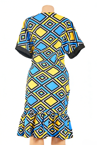 <span class=keywords><strong>Abiti</strong></span> lunghi con stampe audaci in tessuto non trasparente, tute da donna <span class=keywords><strong>taglie</strong></span> forti <span class=keywords><strong>per</strong></span> abbigliamento casual da strada ed elegante da festa - Product Image 6