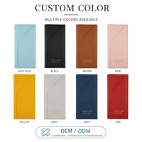 Porte-documents de voyage en cuir PU avec logo personnalisé, porte-passeport personnalisé pour les voyages internationaux, cadeau promotionnel d'entreprise en gros