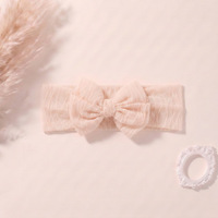 Nouveau bandeau large pour nouveau-né, doux et respirant, avec nœud, accessoires pour cheveux de bébé, protection de la fontanelle pour filles, idéal pour les séances photo mensuelles