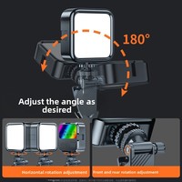 Suptig Portable LED Selfie Ring Light Mini Rechargeable avec Niveaux de Luminosité pour Téléphone Live Streaming et Photographie