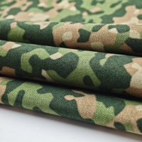 Tissu Cordura en nylon 500D à motif fractal néerlandais multicolore avec revêtement hydrofuge en PU