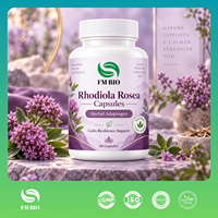 Capsules de Rhodiola Rosea à Formule Personnalisée avec L-Théanine, Magnésium et Vitamine B6 – Service OEM de Capsules de Rhodiola Rosea