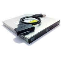 Cable adaptador USB 2.0 a SATA para unidad de CD/DVD ROM de portátil, Plug and Play, 480Mbps