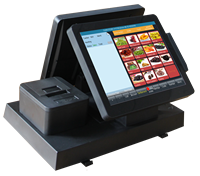 Terminal de point de vente (TPV) avancé de 12 pouces avec clavier Full HD, Android, Linux, Windows, caisse enregistreuse électronique, écran tactile, en stock