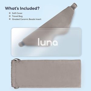 Mascarilla para dormir ponderada de terapia de presión profunda de algodón profesional con 100% Blackout para migrañas, ansiedad y TDAH - Product Image 5