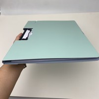 Carpeta de Archivo PP con Clip Metálico de Resorte Estable y Giro de 360 Grados para Gestión de Documentos de Oficina