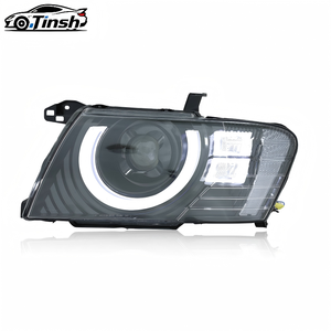 Conjunto de Faros Delanteros para Mitsubishi Pajero V73 2004-2011, Estilo V77 Mejorado, LED DRL, <span class=keywords><strong>Señal</strong></span> de Giro Secuencial, 12V, Nuevo - Product Image 5