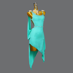 Abito da ballo <span class=keywords><strong>latino</strong></span> <span class=keywords><strong>per</strong></span> bambini, vestito da competizione di danza latina, costumi da rumba, abito da spettacolo, abito da competizione di danza latina <span class=keywords><strong>per</strong></span> bambini - Product Image 1
