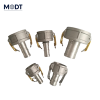 MDT Pompe à eau Tuyau d'incendie Raccord camlock en aluminium Connecteur rapide 1.5 pouces NPT Filetage PN16 Pression
