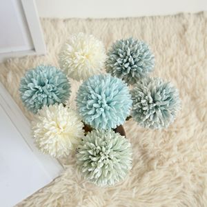 CallaFloral Artificial Dandelion <b>Flower</b> <b>Single</b> Branch Polyester Indoor Decor Wedding Craft 80-110 Char - Product Image 1
