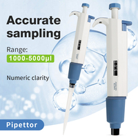 1000-5000UL Pipette sérologique Pasteur électronique numérique Pipettes de transfert automatique Prix Pipettes pour laboratoire