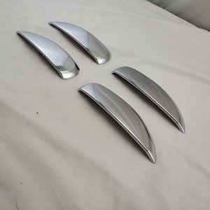 Copri Maniglia Porta Cromato <span class=keywords><strong>per</strong></span> Renault Symbol Logan <span class=keywords><strong>DACIA</strong></span> Sandero <span class=keywords><strong>Duster</strong></span> 2011-2019 Accessorio Styling <span class=keywords><strong>Auto</strong></span> - Product Image 2