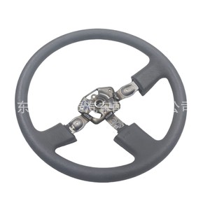 Steering <b>Wheel</b> For Toyota Land Cruiser 70 Series 380mm Inner Diameter Grey Polyurethane 4 <b>Spokes</b> Airbag Compatible - Product Image 4