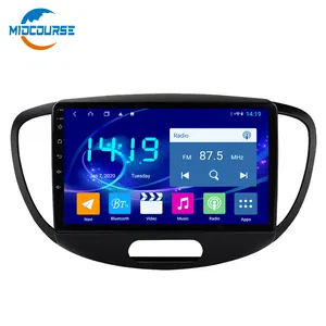 Автомагнитола IPS 4 Гб + 64 ГБ Android 10, мультимедийный плеер для Hyundai Grand I10 2008-2012, автомобильное стерео видео GPS ~