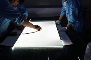 Panel de retroiluminación LED redondo grande en oferta con película difusora y reflectora para pantalla de equipos de fitness Rina Tech - Product Image 3