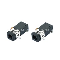 PJ 204 prise à Angle droit connecteur Audio panneau PCB 2.5mm pas boîtier en Nylon prise stéréo Jack