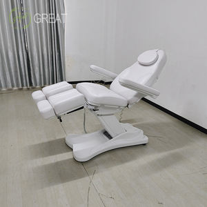 Poltrona Elettrica Moderna a 3 Motori per Ospedali, Cliniche, Centri Estetici e Spa, Dotata di Gambe Rotanti, Lettino da Massaggio Multifunzionale - Product Image 2