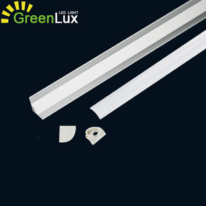 Perfil de Aluminio para Tira de Luz LED <span class=keywords><strong>GreenLux</strong></span>, para Muebles de Gabinete, Ángulo de 90 Grados, 6000K Luz Diurna, Garantía de 5 Años - Product Image 5