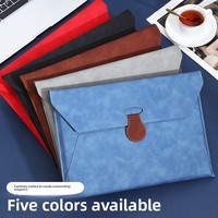 Carpeta de Documentos A4 Personalizable, Impermeable, Minimalista, de PU, Organizador de Documentos, Maletín Oficial con Opción de Impresión de Logotipo