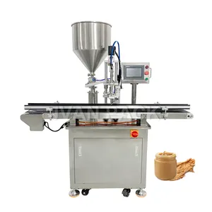 RG-500S automatische Erdnuss-Butter-Butter-Bottel-Abfüllmaschine Schokolade Ketchup Fett Tomatensoße Saft Sahne Honig Paste