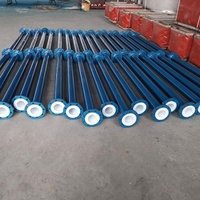 Tuyau en acier standard DN avec revêtement PTFE, compatible avec les raccords aux normes internationales, pour la production continue de produits chimiques fins à petite échelle