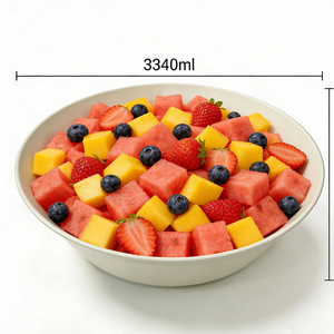 Bol en mélamine de 11,7 pouces, grande capacité, pour une utilisation quotidienne en cuisine et lors de fêtes - Product Image 5