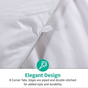Customizable <strong>King</strong> <strong>Size</strong> White Goose <strong>Duck</strong> <strong>Feather</strong> Down Filled Bedding Comforter <strong>Duvets</strong> Solid &amp; Vintage Pattern for Home &amp; Hotel - Product Image 3