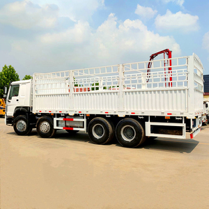 Camión de Carga Pesada SINOTRUK HOWO 8X4 de 12 Ruedas, Euro 2, Caja de Cambios FAST, Cámara Trasera, Camión de Carga con Barandas en Venta - Product Image 5
