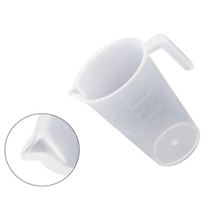 カスタムロゴ安い透明スケールビーカー50mlプラスチック計量カップ印刷卒業 - Product Image 4