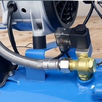 Compresseur d'Air Industriel à Piston Haute Pression 220V Mini Mobile Portable Sans Huile Silencieux