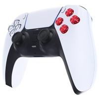 Boutons ABXY en métal pour PS5, boutons d'action en aluminium de remplacement personnalisés pour contrôleur sans fil Dualsense PS5