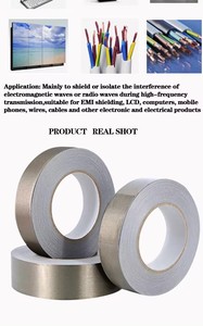 Áp lực nhạy cảm Acrylic dính vải băng cho Nền tảng & <span class=keywords><strong>EMI</strong></span> che chắn dây khai thác Cáp can thiệp chặn - Product Image 6