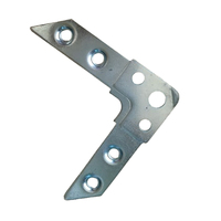 Accessoires pour système HVAC Alida T20, plaque d'acier galvanisé laminé à chaud, code d'angle carré pour fixation de conduit, 2,5 mm