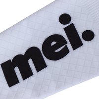 Chaussettes de sport Mcycle Crew blanches, aérodynamiques, sans couture, antidérapantes, respirantes, séchage rapide, imprimées, personnalisées pour le cyclisme estival