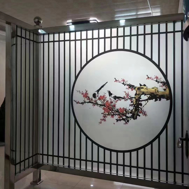 Glass Painting Decoration Crystal Tempered Glass Wall Art Painting