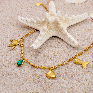 अत्यधिक प्रवृत्ति व्यक्तिगत उच्च गुणवत्ता वाले गैर-फीका पेलेंट 18k सोने की प्लेटेड स्टेनलेस स्टील फैशन गहने - Product Image 3