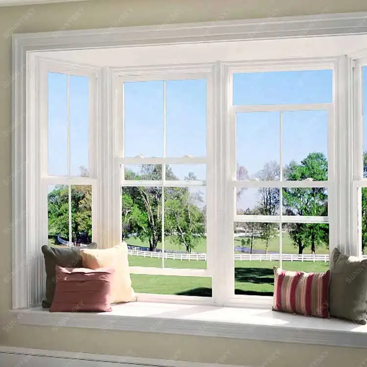 Sunny sky Best bewertete schall dichte Lösungen mit ultra großer Öffnung Simulierte doppelt hängende Fenster Energie effizientes Bürofenster