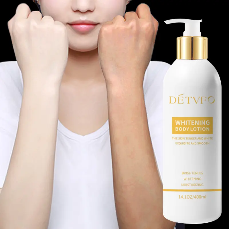 Private Label Organic White Bodi Lotion Natural Beauty Body Cream Moisturizing Milk Whitening Body Lotion For Black Skin