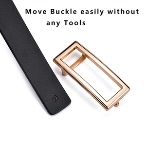 Boucles or <span class=keywords><strong>argent</strong></span> pour <span class=keywords><strong>ceinture</strong></span> en cuir <span class=keywords><strong>Ceinture</strong></span> rectangulaire en cuir <span class=keywords><strong>noir</strong></span> <span class=keywords><strong>Ceinture</strong></span> décontractée en cuir de vachette pour <span class=keywords><strong>femme</strong></span> - Product Image 5