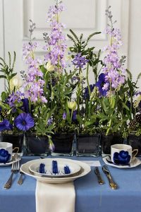 Fleur artificielle de haute qualité en soie, type Salvia, petite fleur sauvage pour bouquet de mariée, remplissage de bouquet, arrangement floral, décoration - Product Image 4