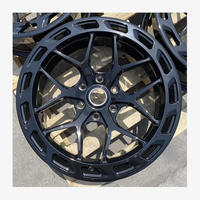 Rines Monobloque Forjados Personalizados de Fábrica, Tamaños 18, 19, 21 y 22 Pulgadas, Color Negro Brillante, PCD 5*112 para Autos de Pasajeros
