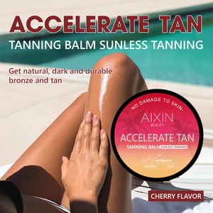 Han Linger Private Label Herbal Sunbed Tanning Accelerator Cream Gel Dark Strawberry Shade para el cuerpo - Product Image 2