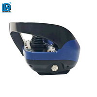 Télécommande radio proportionnelle 4 axes bleu-noir en promotion pour équipement de levage hydraulique avec commande électronique du gaz