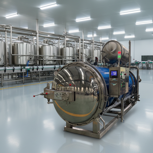 Machine de stérilisation automatique par <span class=keywords><strong>autoclave</strong></span> <span class=keywords><strong>pour</strong></span> aliments et boissons, et aliments <span class=keywords><strong>pour</strong></span> animaux de compagnie, <span class=keywords><strong>autoclave</strong></span> <span class=keywords><strong>pour</strong></span> sachets en aluminium et conserves - Product Image 1