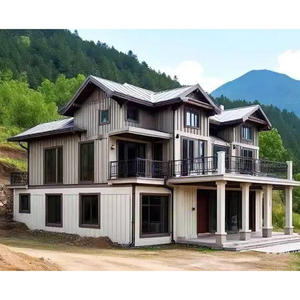 Casa Contenedor Modular de Lujo, Villa Prefabricada, Construcción de Acero Ligero Galvanizado, Vida Útil de 70 Años, Garantía de 5+ Años - Product Image 3