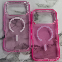 Coque transparente pour Apple iPhone 18 Pro Max, 17 Air, 16, compatible chargeur sans fil, coque magnétique transparente pour 18 Pro, MOQ 500.