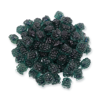Amos 4D Fruit Gummies 3D Vormen, met sap gevuld, natuurlijk gearomatiseerd, blauwe framboos smaak, gummy snoepjes